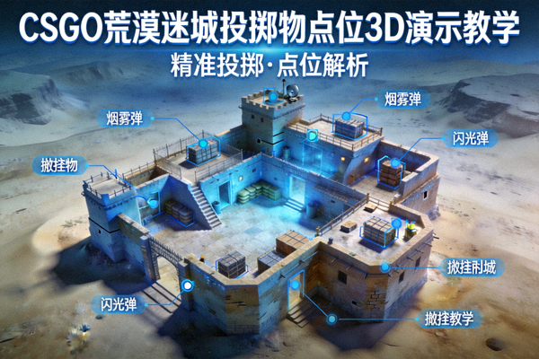 CSGO荒漠迷城投掷物点位3D演示教学封面图