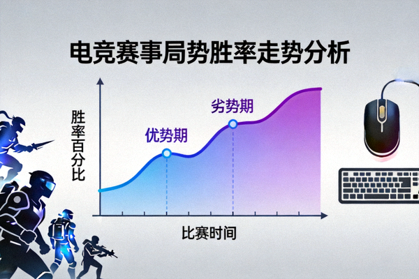 电竞赛事局势胜率走势曲线分析封面图